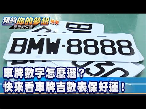 號碼吉凶 車牌|【車號吉數】車牌吉數大公開！找出你的幸運車號，開。